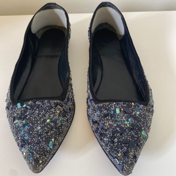 DUSICA DUSICA Beaded Leather Flat - Picture 3 of 16